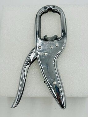 Vintage CRACKER JACK Nutcracker Made in England 1964 Chrome Ratcheting